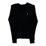 Tommy Hilfiger Sweater - Small Black Cotton Blend