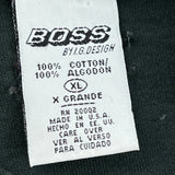 Boss Spellout Ig Design T-Shirt - XL Green Cotton