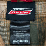 Dickies Jacket - 2XL Brown Cotton