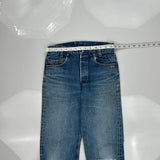 501 Levis Jeans - 27W 30L Blue Denim