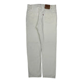 Levis Jeans - 34W 31L White Cotton