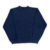 90S Blank Tultex Sweatshirt - Large Blue Cotton Blend