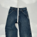 Wrangler Carpenter Jeans - 26W UK 6 Dark Wash Cotton