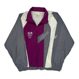 Uca National Champion 1991 Adidas Graphic Track Jacket - Large Gray Polyester