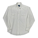Wrangler Shirt - Medium White Cotton