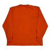 Dickies Long Sleeve T-Shirt - 2XL Orange Cotton