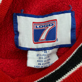 Wisconsin Badgers Logo Athletics College Sweatshirt - XL Red Polyester Blend