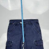 Carhartt Cargo Cargo Trousers - 36W 30L Blue Cotton