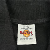 71 Embroidery Hard Rock Cafe Polo Shirt - XL Black Cotton