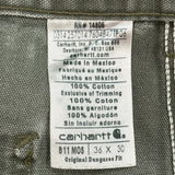 Carhartt Carpenter Trousers - 36W 30L Green Cotton