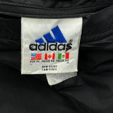 Adidas Striped Jacket - XL Black Polyester