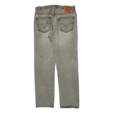 Levis 505 Jeans - 34W 34L Gray Cotton