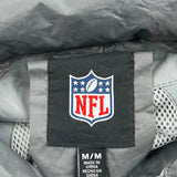 Seattle Seahawks Nfl Football Windbreaker - Medium Gray Polyester