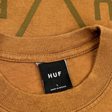 Huf T-Shirt - Large Brown Cotton