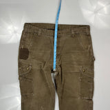 Carhartt Cargo Pants - 40W 31L Brown Cotton