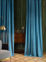 Anydrape Curtain Blue 100cmx270cm Fashionable Velvet Window Home Curtains