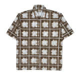 Southpole Checked Short Sleeve Shirt - Large Brown Cotton
