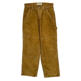 American Eagle Double Knee Cord Carpenter Pants - 30W 29L Brown Cotton