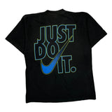Just Do It Nike Graphic T-Shirt - Large Blue Cotton