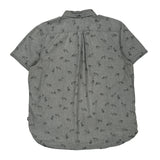The North Face Short Sleeve Shirt - XL Grey Cotton