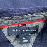 Age 18 Months Tommy Hilfiger Striped Rugby Shirt - 3XS Multicoloured Cotton