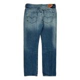 501 Levis Jeans - 36W 34L Light Wash Cotton
