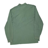 Polo By Ralph Lauren Long Sleeve Polo Shirt - XL Green Cotton