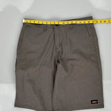 Dickies Shorts - 34W 12L Grey Polyester Blend