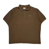 Lacoste Polo Shirt - 2XL Brown Cotton