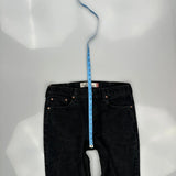 Levis Slim Fit Jeans - 34W 31L Black Cotton