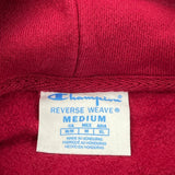 Reverse Weave Champion Hoodie - Medium Red Cotton