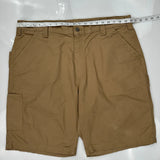 Carhartt Carpenter Shorts - 40W 10L Brown Cotton