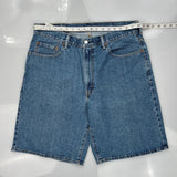 Levis Denim Shorts - 36W 10L Blue Cotton