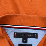 Tommy Hilfiger Polo Shirt - XL Orange Cotton