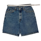 Levis Denim Shorts - 34W 10L Blue Cotton