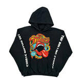 72 Tour The Rolling Stones Hoodie - Medium Black Cotton