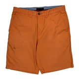 Tommy Hilfiger Chino Shorts - 34W 9L Orange Cotton