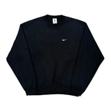 Nike Sweatshirt - Small Black Cotton