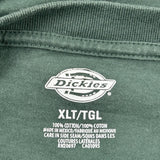 Dickies T-Shirt - XL Green Cotton