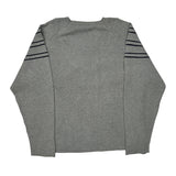 Timberland Striped Jumper - 2XL Grey Cotton