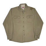 Wrangler Shirt - Large Khaki Cotton