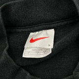 Made In USA Nike Long Sleeve T-Shirt - Large Black Cotton