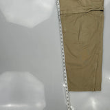 Unbranded Cargo Trousers - 34W 32L Beige Cotton