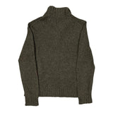 Polo By Ralph Lauren Zip Up - Large Gray Cotton Blend