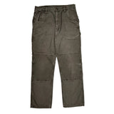Key Double Knee Carpenter Pants - 32W 34L Gray Cotton