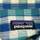 Patagonia Short Sleeve Shirt - XL White Cotton