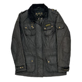 Barbour International Jacket - Small Black Cotton Blend