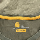 Carhartt T-Shirt - 2XL Green Cotton