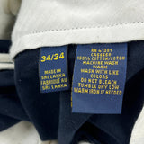 Polo By Ralph Lauren Chinos - 34W 34L Navy Cotton