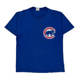 Chicago Cubs Majestic Mlb T-Shirt - Large Blue Cotton